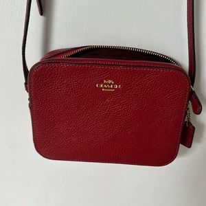 Red crossbody